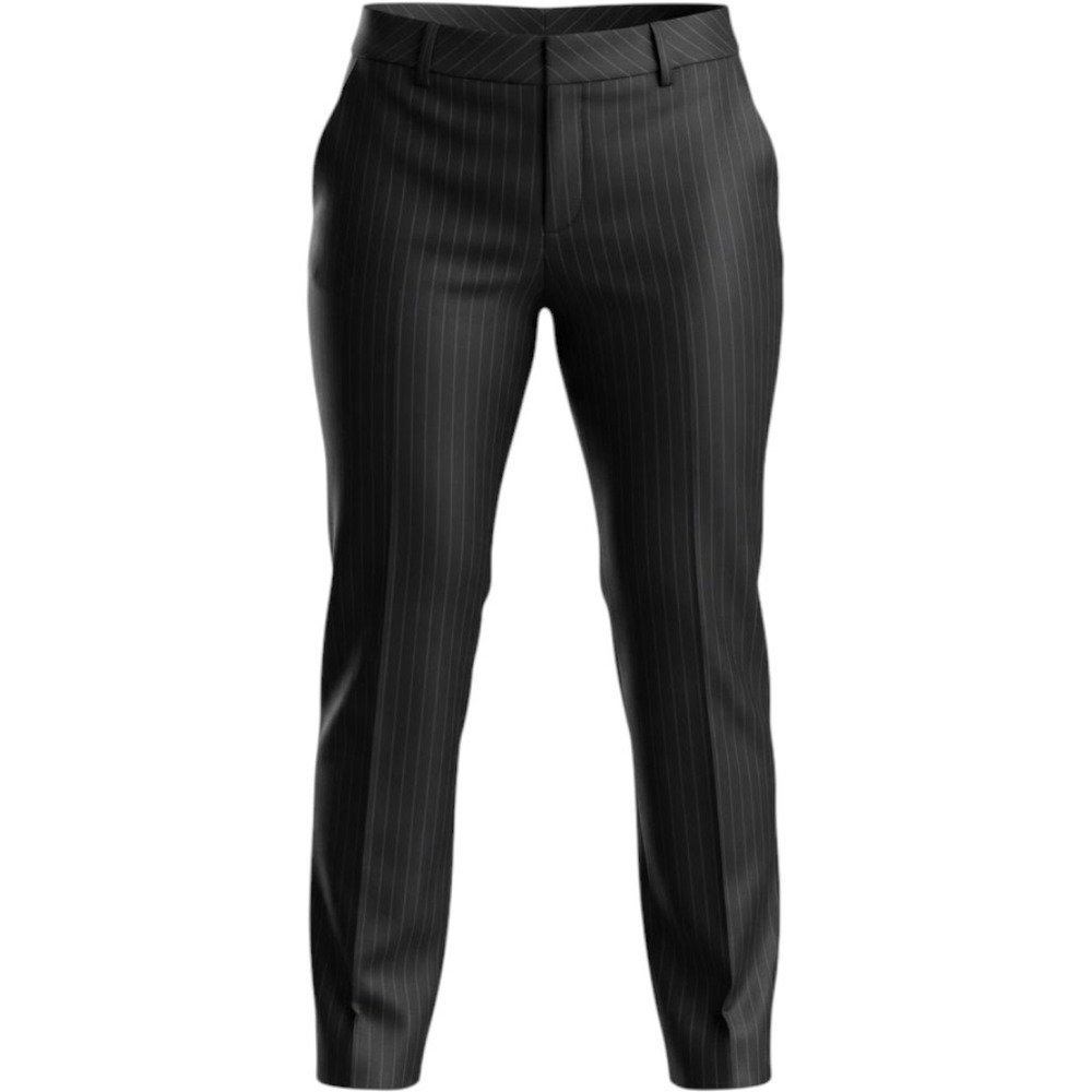 Rafaella Black Pinstripe Stretch Dress Pants Slim Leg Size 18 NWT